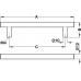 Мебельная ручка рейлинг цвет никель матовый 128x35 мм