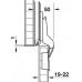 Крепежный комплект для углового крепления,  40 мм