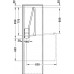 Гардеробный лифт для ширины шкафа 770-1200mm нагрузка 10 кг цвет хром/белый 