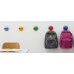 Крючок для одежды детская коллекция 119х35 мм материал: пластмасса. цвет: зеленый.