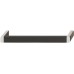 Мебельная ручка,цвет черный вставки  никель . 202X30MM H-L-A-H1365