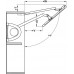 Откидной кронштейн Senso для высоты фасадов 640-700/10,5-21,5