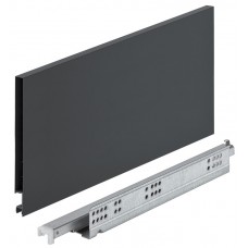 Выдвижной ящик MATRIX SLIM, антрацит, с доводчиком, 175X450MM
